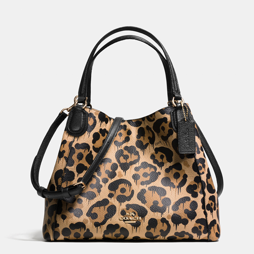 Edie Shoulder Bag 28 In Wild Beast Print Leather | Women